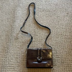 Brighton Shoulder Bag, Brown Leather- like new.
